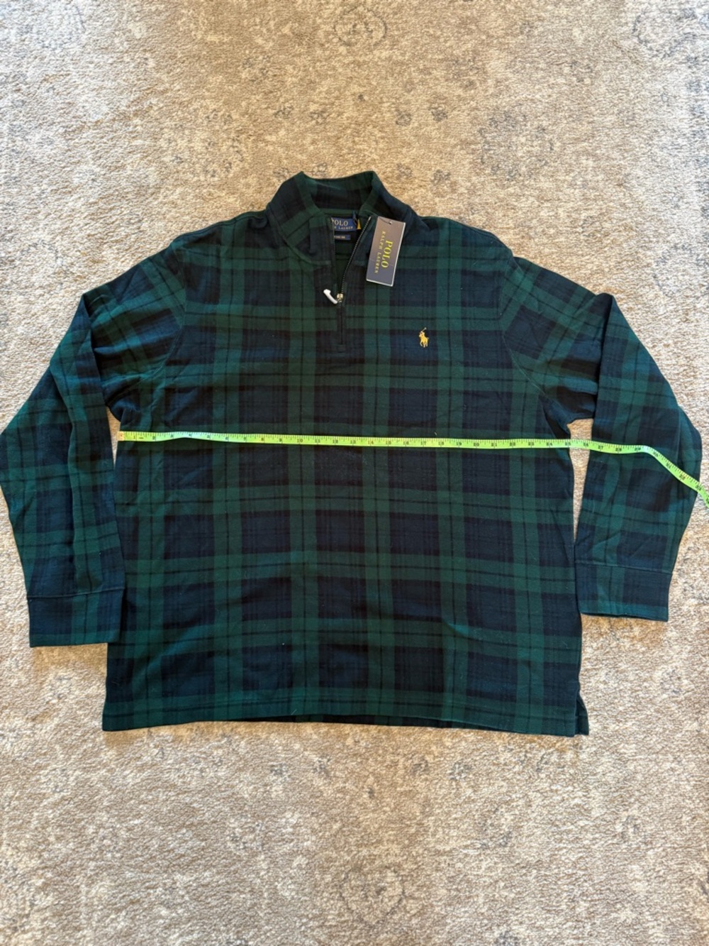 Ralph Lauren Green & Black Plaid Button-Down Shirt